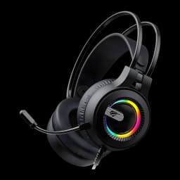Auriculares Gaming Havit H2040D RGB Micrófono Diadema Negro - aro RGB multicolor en auricular y micrófono
