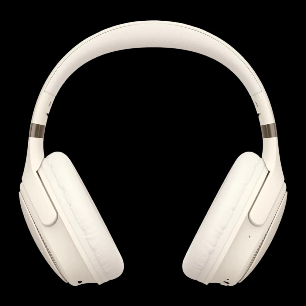 Auriculares Havit Diadema Bluetooth 5.3 36h Amarillo H630BT - almohadillas y diadema acolchada sobre fondo