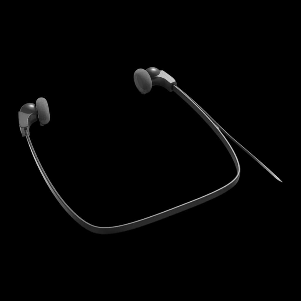Auscultadores Philips In-Ear Banda para o Pescoço Cabo Jack 3,5mm 64Ω 14mm Preto LFH0234 - 20 mW