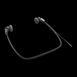 Auscultadores Philips In-Ear Banda para o Pescoço Cabo Jack 3,5mm 64Ω 14mm Preto LFH0234 - 20 mW