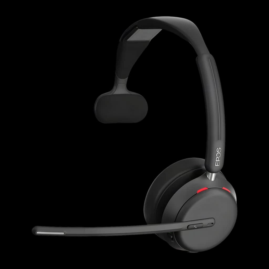 Casque de bureau EPOS Impact 1030T Mono ANC adaptatif hybride Noir