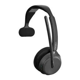 Casque de bureau EPOS Impact 1030T Mono ANC adaptatif hybride Noir - micro-boom extensible, logo EPOS et LED