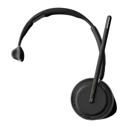 Casque de bureau EPOS Impact 1030T Mono ANC adaptatif hybride Noir - écouteur mono avec micro-perche extensible