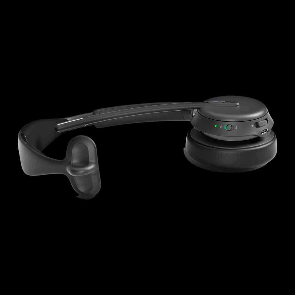 Casque de bureau EPOS Impact 1030T Mono ANC adaptatif hybride Noir - -20 dB