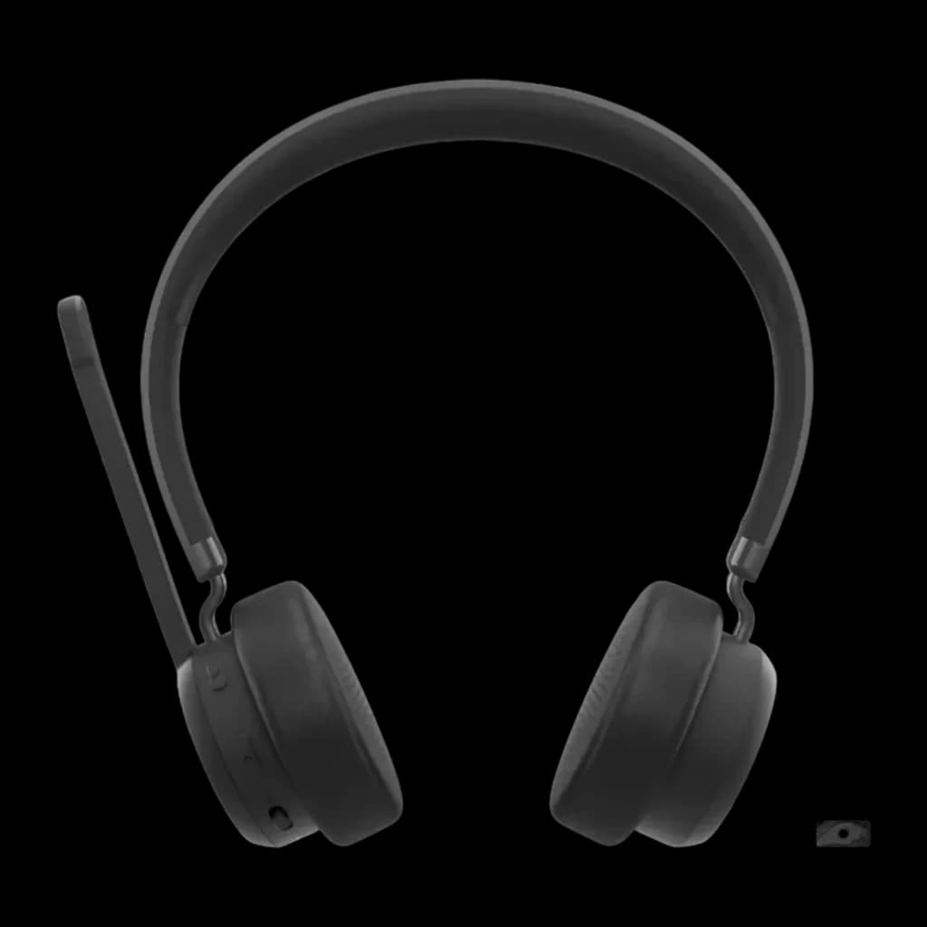 Auriculares Lenovo Wireless VoIP Headset Diadema Bluetooth 5.3 60h Negro - diadema, almohadillas y micrófono