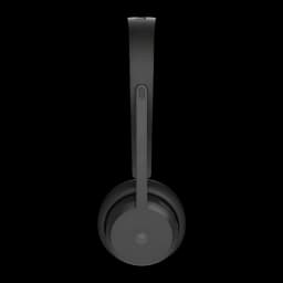Auriculares Lenovo Wireless VoIP Headset Diadema Bluetooth 5.3 60h Negro - perfil del auricular con rejilla y logo