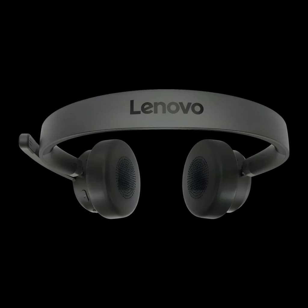 Auriculares Lenovo Wireless VoIP Headset Diadema Bluetooth 5.3 60h Negro - diadema con logo Lenovo