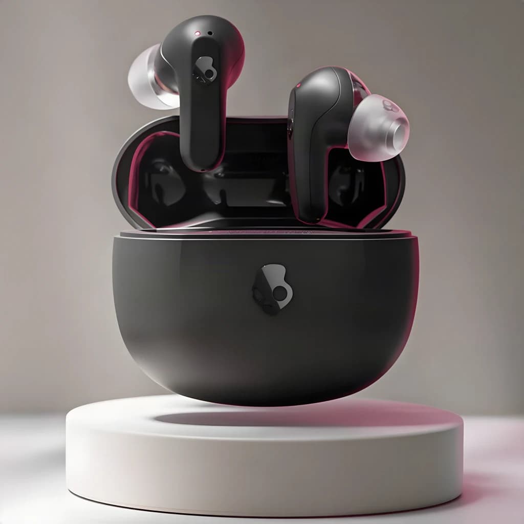 Écouteurs Skullcandy Rail True Wireless TWS Intra-Auriculaires Bluetooth 5.2 IP55 Noir - écouteurs sortis