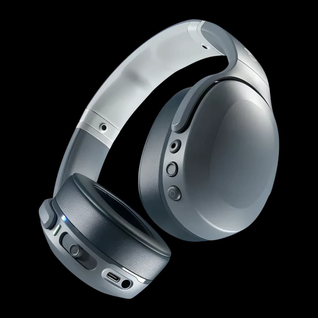 Casque Skullcandy Crusher Evo Supra-auriculaire Bluetooth 5.0 40h Gris - 100 dB