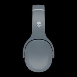 Casque Skullcandy Crusher Evo Supra-auriculaire Bluetooth 5.0 40h Gris - logo crâne sur arceau et coussin