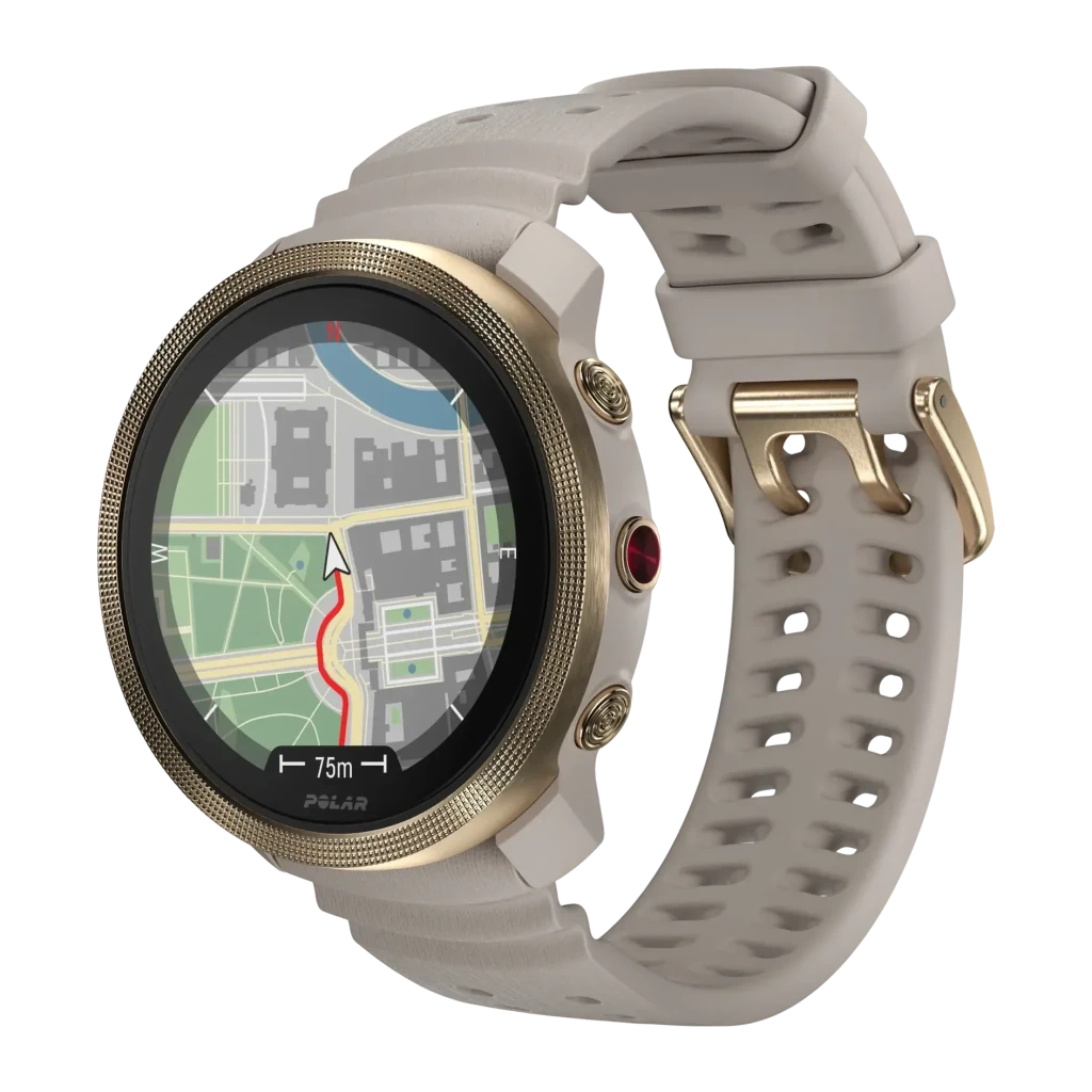 Polar Vantage M3 44.7mm GPS Bateria 90h FC, SpO2, Barómetro, Bússola Cinzento/Areia