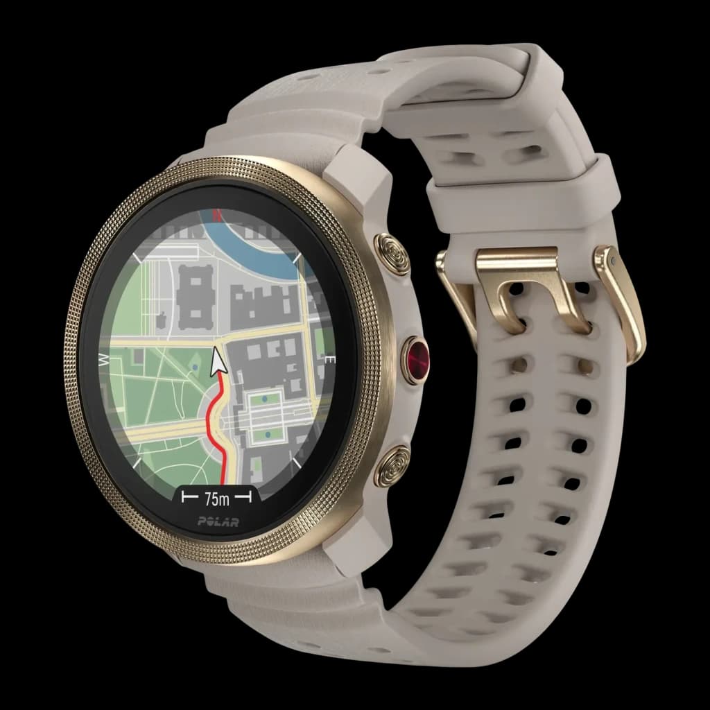 Polar Vantage M3 44.7mm GPS Bateria 90h FC, SpO2, Barómetro, Bússola Cinzento/Areia