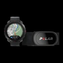 Polar Grit X2 Pro + cinta de peito H10 1.39 polegadas GPS Mapas offline Bateria 10 Dias Preto