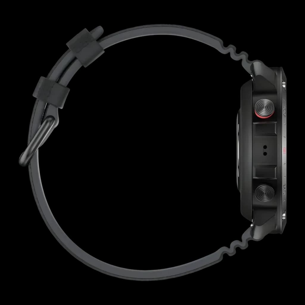 Polar Grit X2 Pro + cinta de peito H10 1.39 polegadas GPS Mapas offline Bateria 10 Dias Preto - coroa e botões