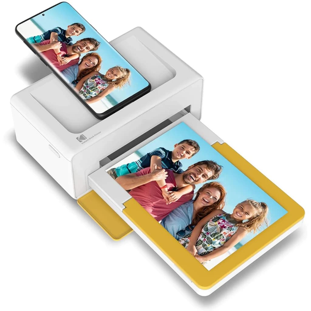 Imprimante photo Kodak Dock Plus PD460 10x15cm 4PASS Blanc - smartphone docké imprimant une photo