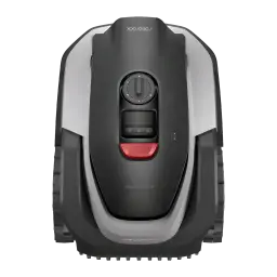 Robot tondeuse Roborock RockNeo Q105 RTK + AI Vision 100min - molette de hauteur de coupe, panneau de commande