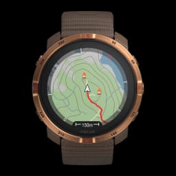 Polar Grit X2 GPS Mapas a Cores Offline Lanterna LED Castanho - 12,5 mm
