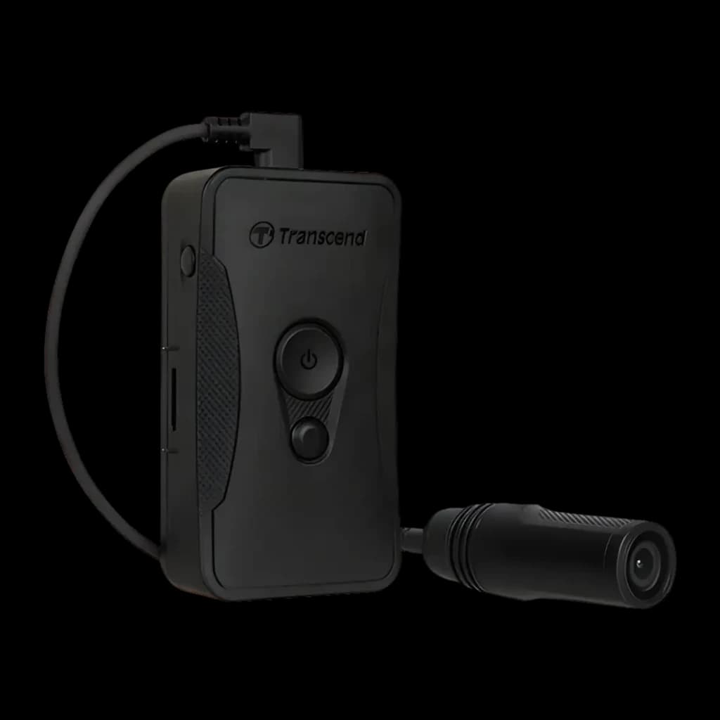 Cámara corporal Transcend DrivePro Body 60 WiFi Full HD 1080p IP67 Negro - unidad principal con botón