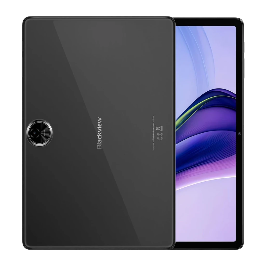 Blackview Link 5 8GB/128GB Gris 11 pulgadas IPS Allwinner A537 8300mAh, vista frontal y trasera: módulo de cámara lateral