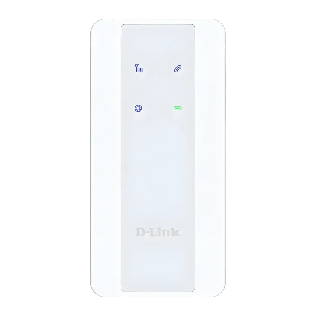 Router 5G D-Link F518 Blanco WiFi 6 AX1800 Doble Banda - 4 indicadores LED señal 5G, WiFi, internet y batería