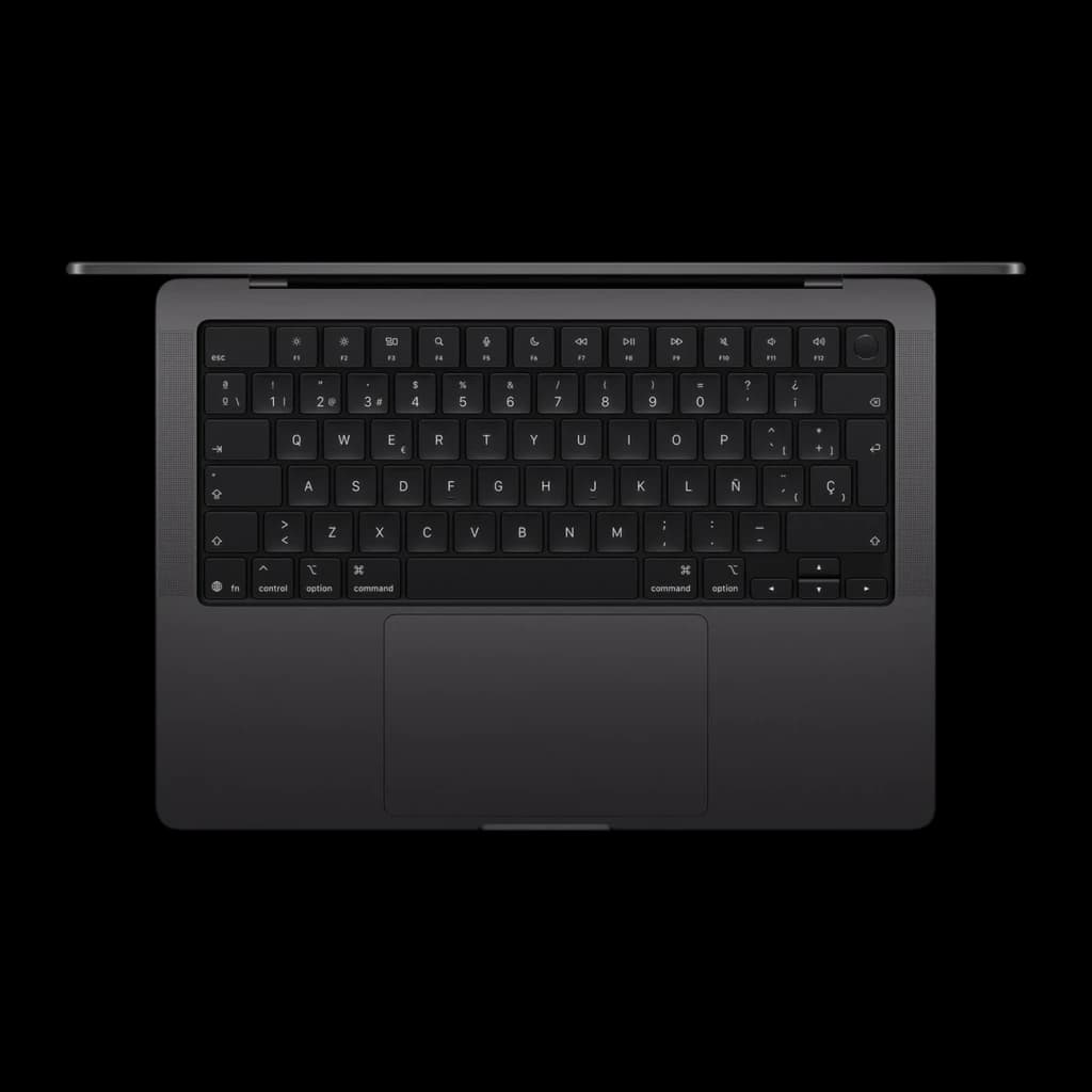 Ordinateur portable Apple MacBook Pro 14 pouces M5 Pro CPU 15/GPU 16 cœurs 24Go/1To SSD Noir sidéral - clavier rétroéclairé
