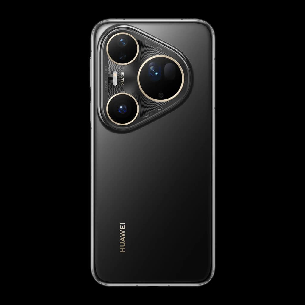 Huawei Pura 80 Ultra 16GB/512GB Negro 6.8 pulgadas OLED 120Hz 50MP OIS, vista trasera: módulo de cámaras triangular con aros
