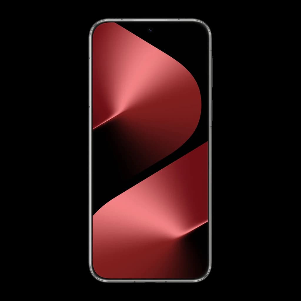 Huawei Pura 80 Ultra 16GB/512GB Negro 6.8 pulgadas OLED 120Hz 50MP OIS, vista frontal: pantalla OLED encendida con fondo