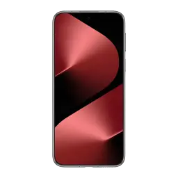 Huawei Pura 80 Pro 12GB/512GB Negro 6,8 pulgadas OLED 120Hz 50MP OIS, vista frontal: pantalla OLED con fondo de ondas rojas