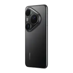Huawei Pura 80 Pro 12GB/512GB Negro 6,8 pulgadas OLED 120Hz 50MP OIS, vista trasera en ángulo: módulo de cámaras X-Image