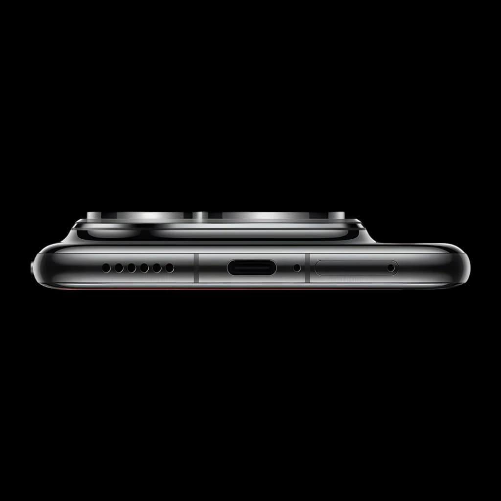 Huawei Pura 80 Pro 12GB/512GB Negro 6,8 pulgadas OLED 120Hz 50MP OIS, vista inferior: puerto USB-C, altavoz y botón lateral