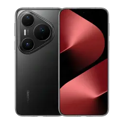 Huawei Pura 80 Pro 12GB/512GB Negro 6,8 pulgadas OLED 120Hz 50MP OIS, vistas frontal y trasera: módulo de cámaras triangular