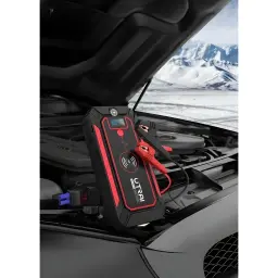 Arrancador de bateria UTRAI JS4 2500A até 8,0L gasolina / 7,5L diesel - apoiado no motor do carro com pinças