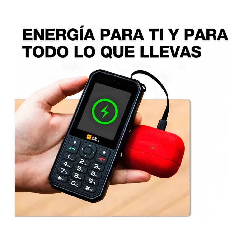 AGM Mobile 4000mAh Noir IP68/IP69K 2.8 pouces - 7,11 cm (2.8")