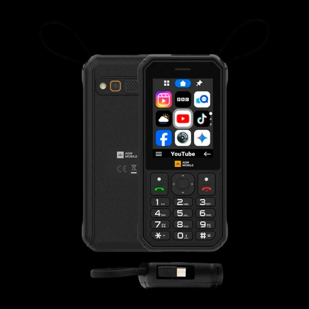 AGM Mobile 4000mAh Noir IP68/IP69K 2.8 pouces