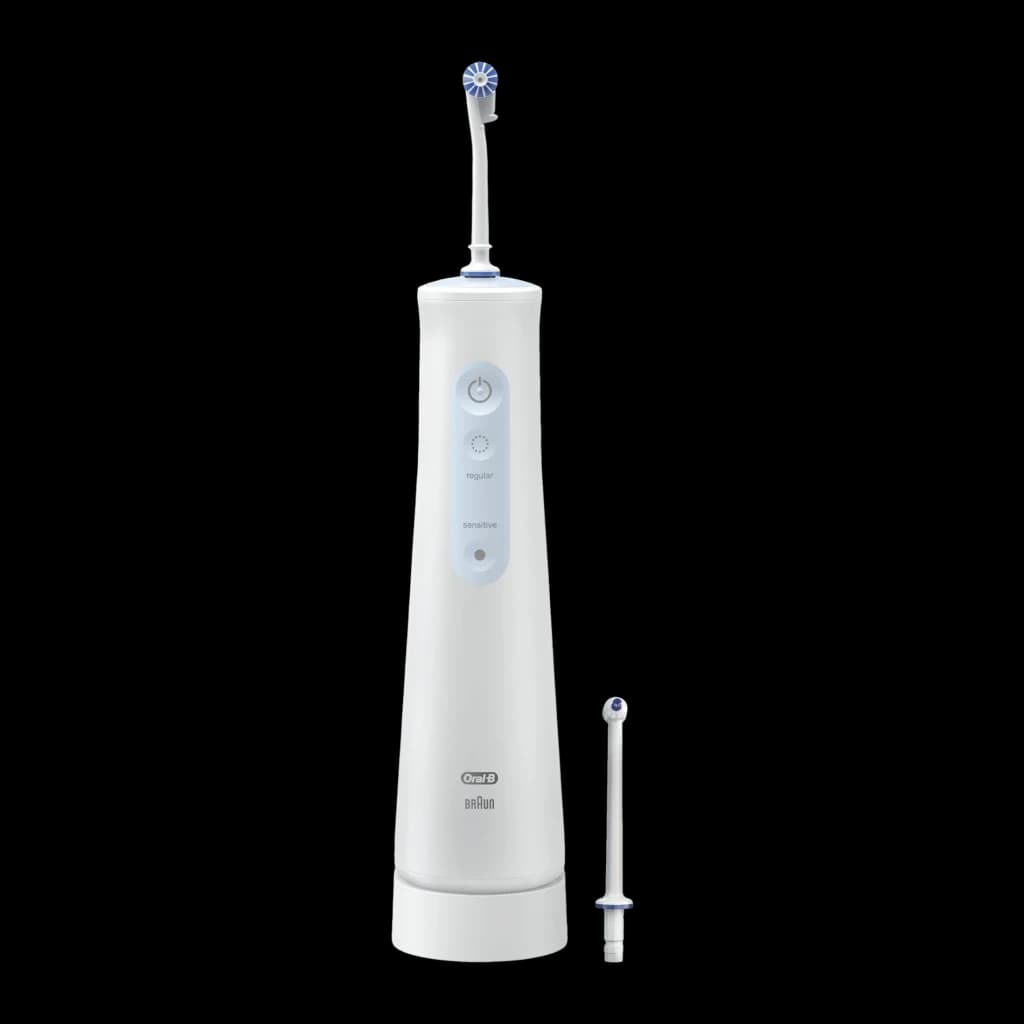 Hydropulseur dentaire Oral-B AquaCare 4 Sans Fil Batterie rechargeable Blanc