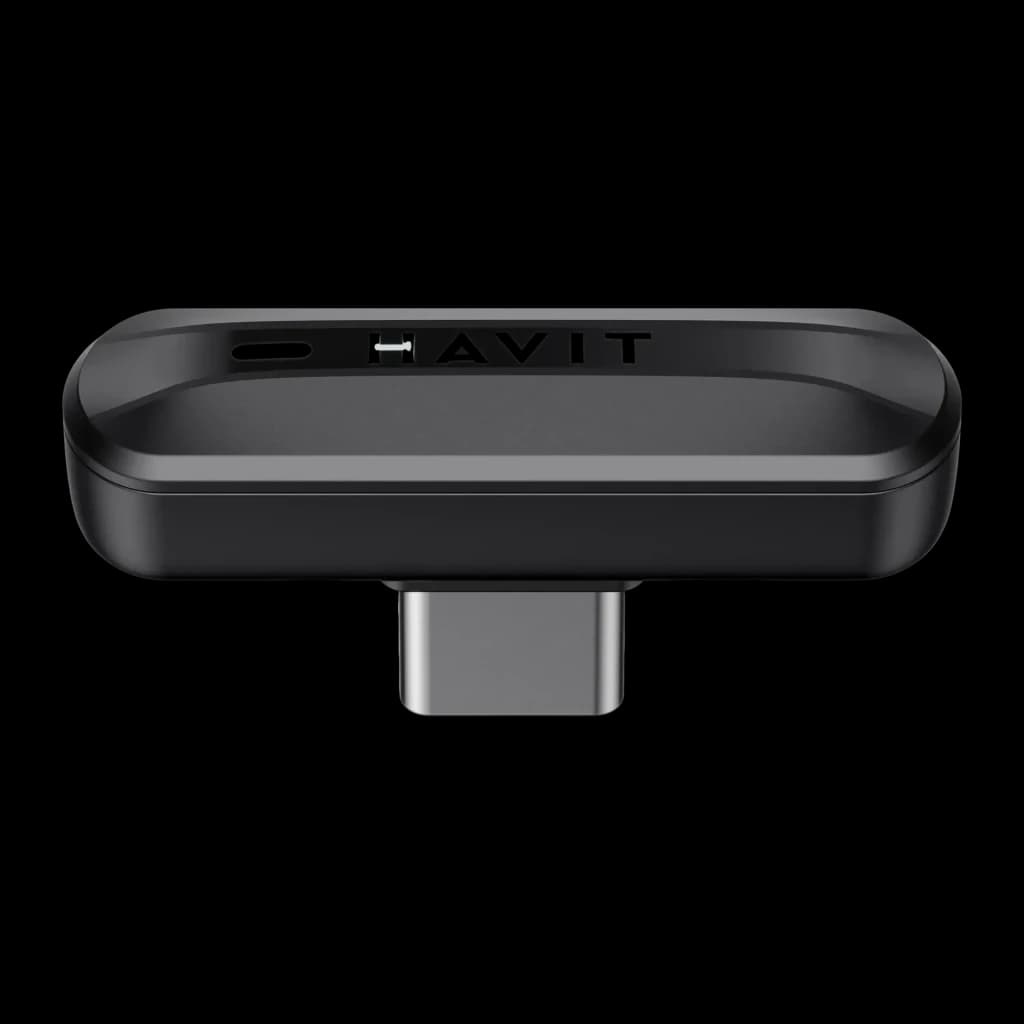 Auriculares Havit TW970 TWS In-Ear Bluetooth 5.3 6h + 24h con estuche Negro - puerto USB-C y logo Havit