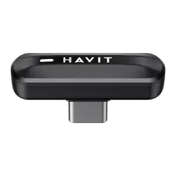 Auriculares Havit TW970 TWS In-Ear Bluetooth 5.3 6h + 24h con estuche Negro - puerto USB-C y logo Havit