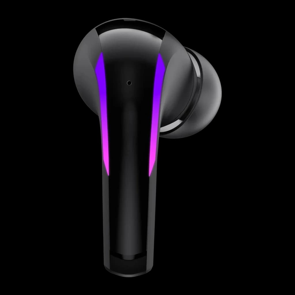 Auriculares Havit TW970 TWS In-Ear Bluetooth 5.3 6h + 24h con estuche Negro - earbud negro con iluminación RGB