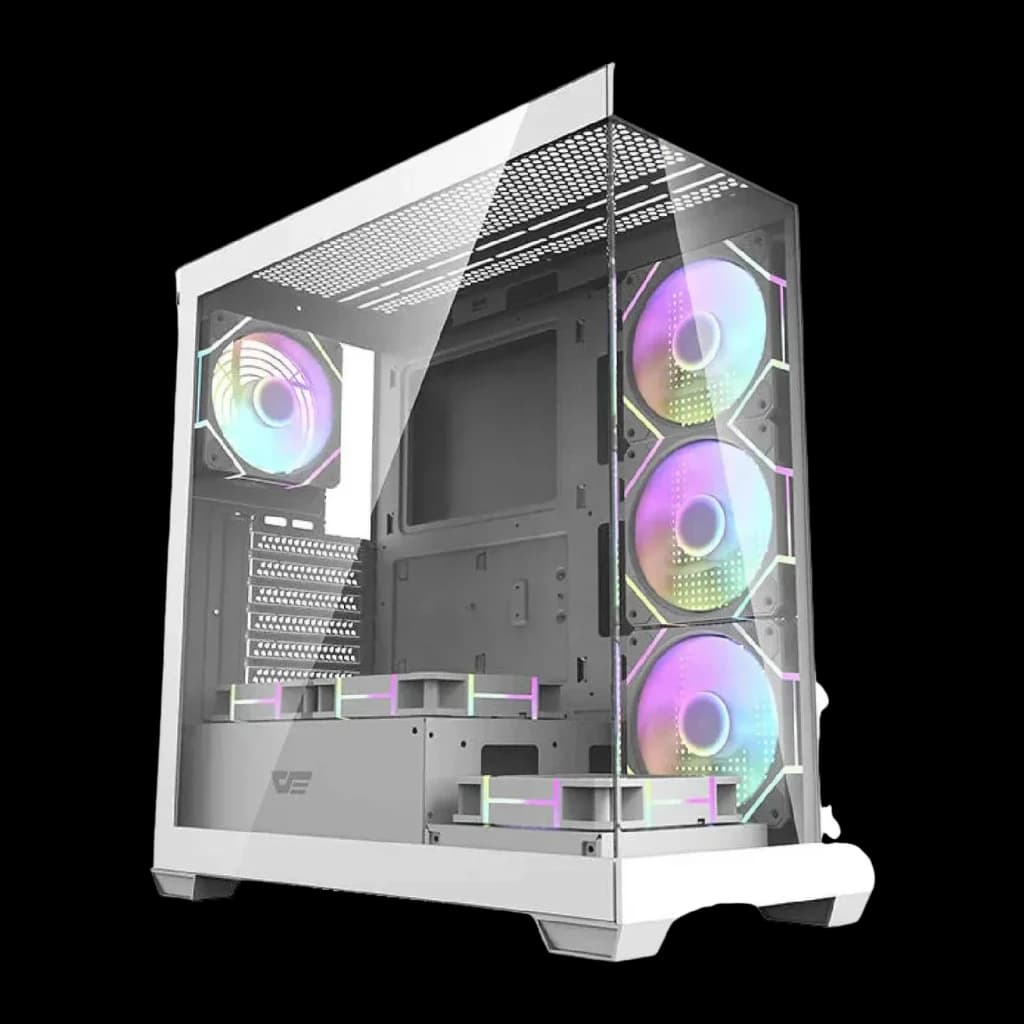 Caja PC Darkflash DS900 Doble Cristal Templado ATX Blanco