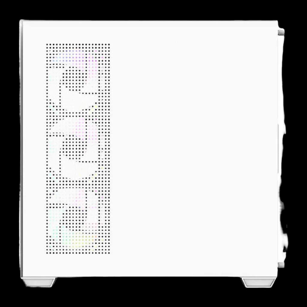 Caja PC Darkflash DS900 Doble Cristal Templado ATX Blanco - panel perforado con iluminación RGB multicolor