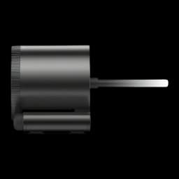 Webcam Lenovo FHD Full HD Preta 4XC1Q44952 - corpo cilíndrico, clipe de fixação e cabo USB visíveis