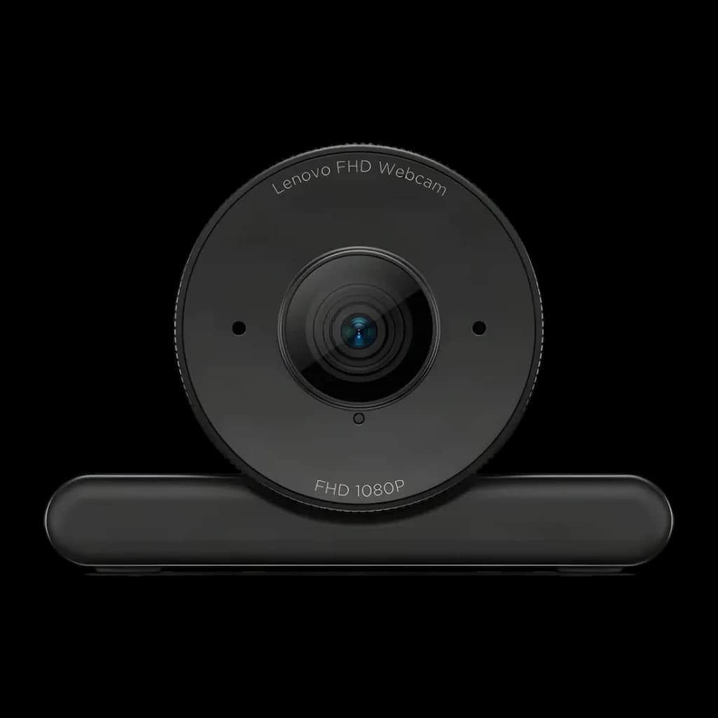 Webcam Lenovo FHD Full HD Preta 4XC1Q44952