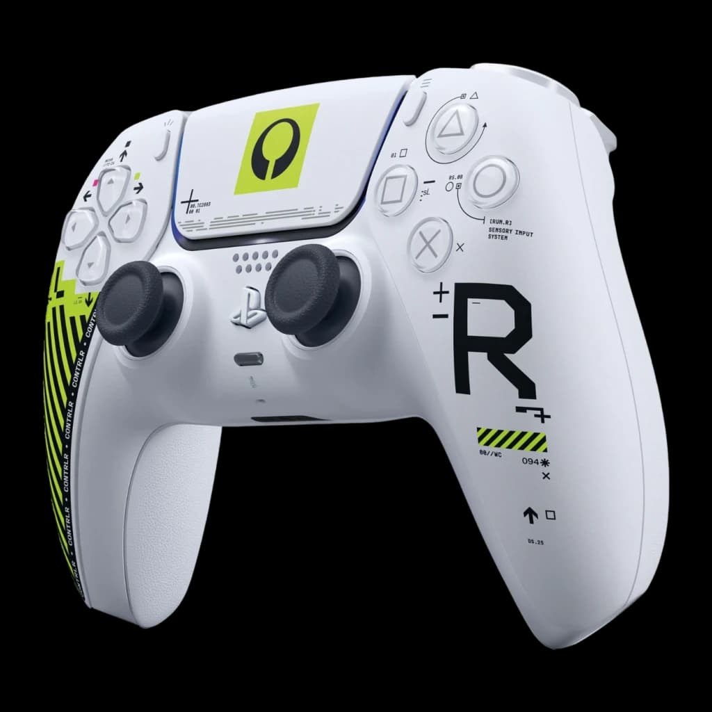 Mando de videojuegos Sony DualSense Marathon Limited Edition Blanco/Verde - gráficos verde neón