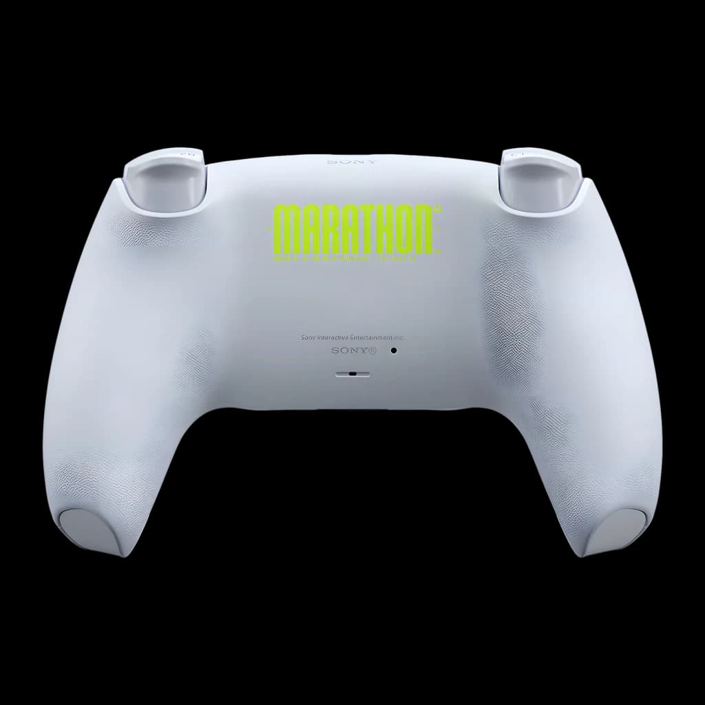 Mando de videojuegos Sony DualSense Marathon Limited Edition Blanco/Verde - logo Marathon en verde neón