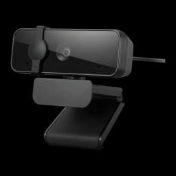 Webcam Lenovo Essential FHD Full HD Negro 4XC1B34802 - lente, tapa de privacidad y clip de sujeción visibles