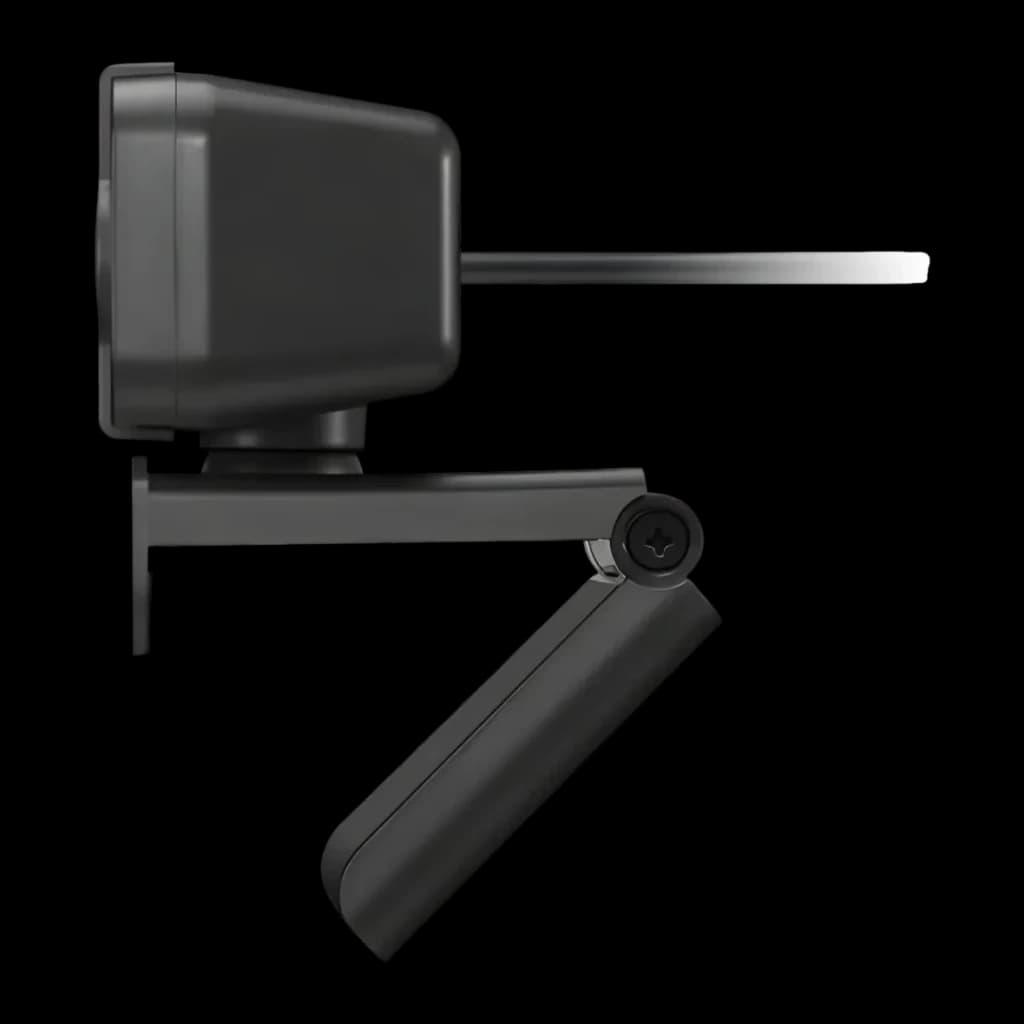 Webcam Lenovo Essential FHD Full HD Negro 4XC1B34802 - clip de sujeción articulado y cuerpo de la cámara