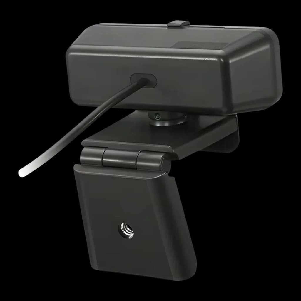 Webcam Lenovo Essential FHD Full HD Negro 4XC1B34802 - cable USB, bisagra ajustable y clip de sujeción visibles