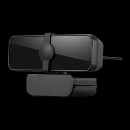 Webcam Lenovo Essential FHD Full HD Negro 4XC1B34802 - lente con tapa deslizante, clip de sujeción y cable USB