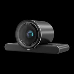 Webcam Lenovo 4K con Micrófono Negro Pro 4XC1Q25246 - objetivo gran angular con inscripción 4K Pixel