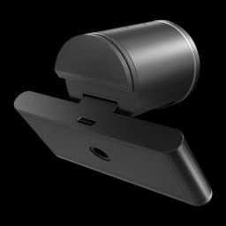 Webcam Lenovo 4K con Micrófono Negro Pro 4XC1Q25246 - puerto USB-C y jack de audio en la base